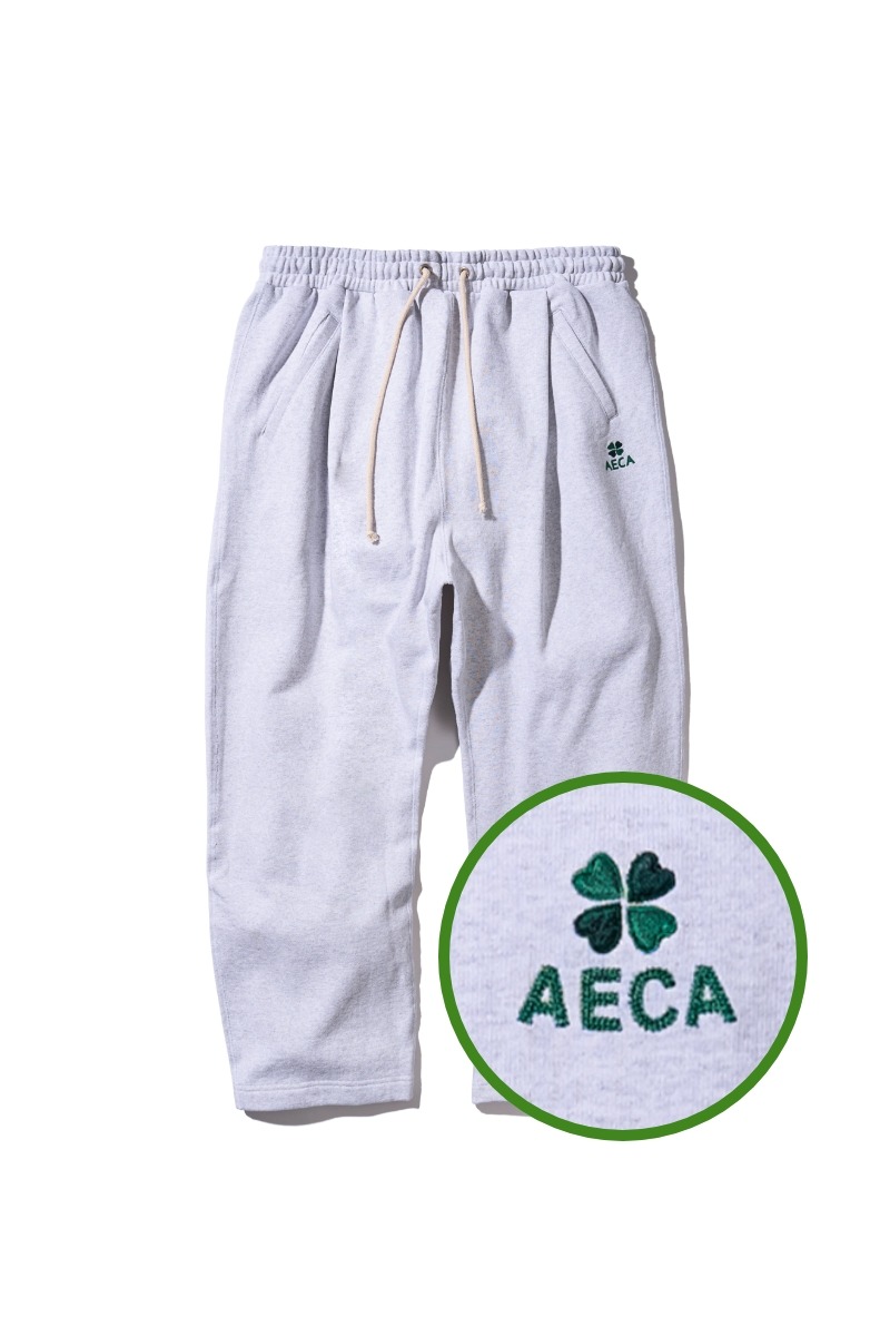 EVERYDAY AECA CLOVER STRAIGHT SWEAT PANTS-LIGHT GREY