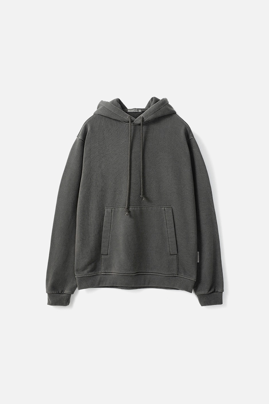 HEAVY WEIGHT PULLOVER HOODIE (Premium BASIC)-WASHED CHARCOAL